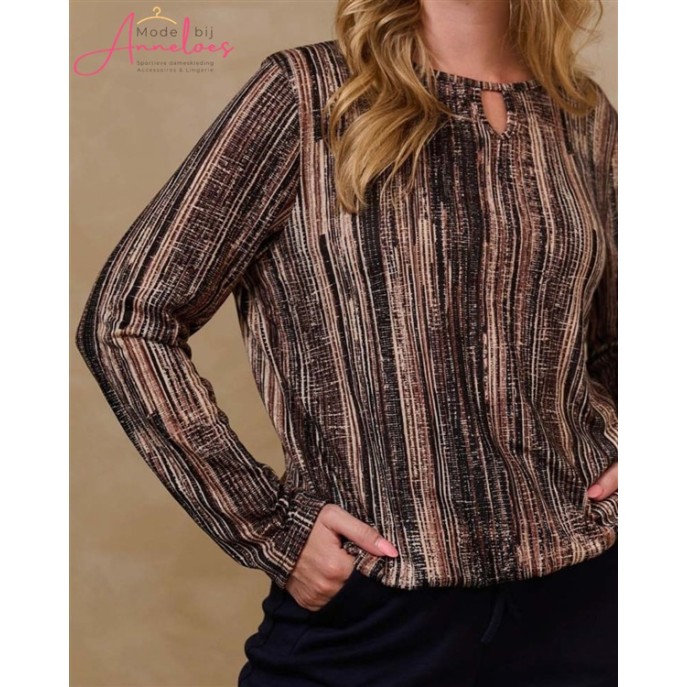 FOS Blouson 7916 Mimi Lines Navy